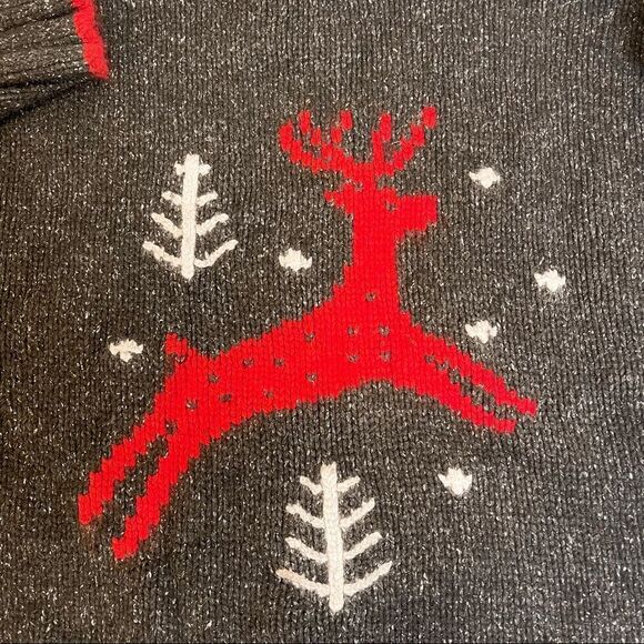 Vintage Nomadic Traders Silk & Angora Reindeer Turtleneck Sweater - Picture 6 of 8